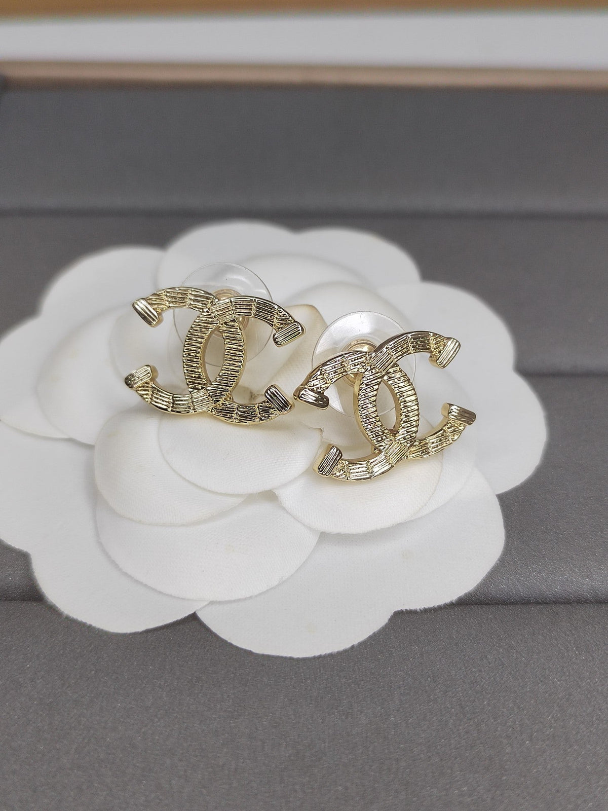 18K Classic  Chanel Earrings