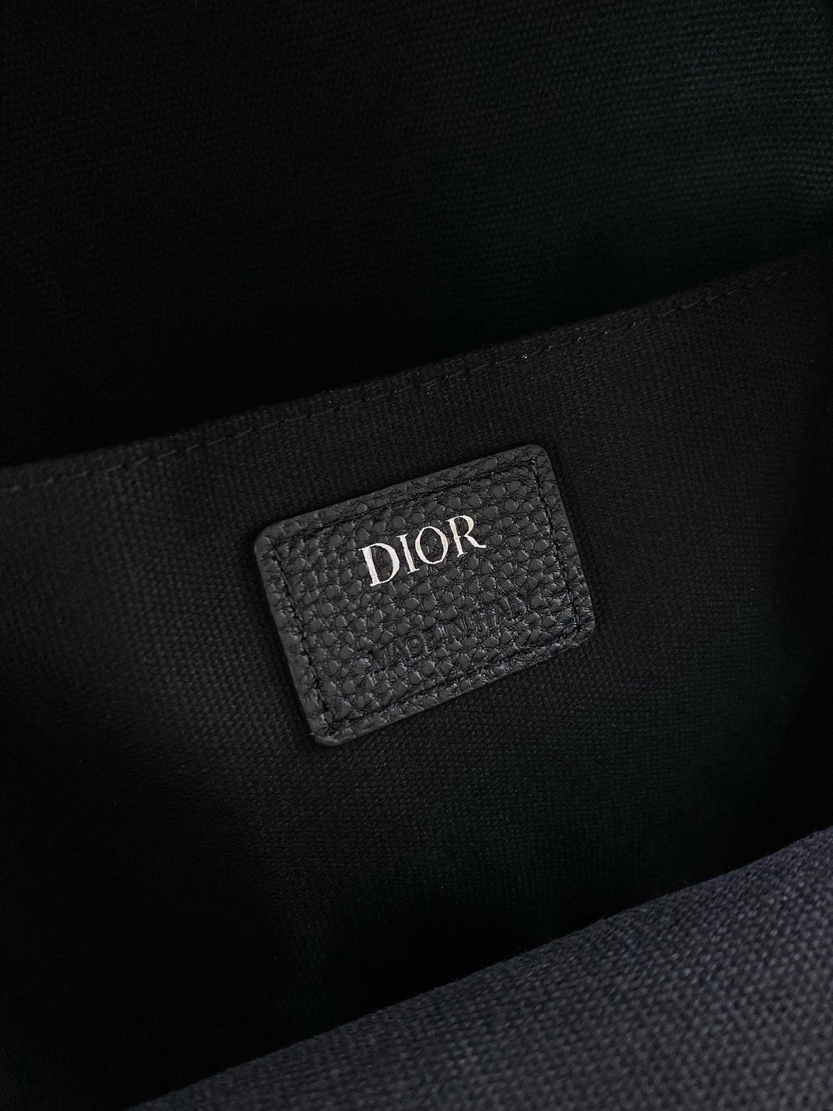 DIOR LARGE BACKPACK 42 BLUE OBLIQUE JACQUARD