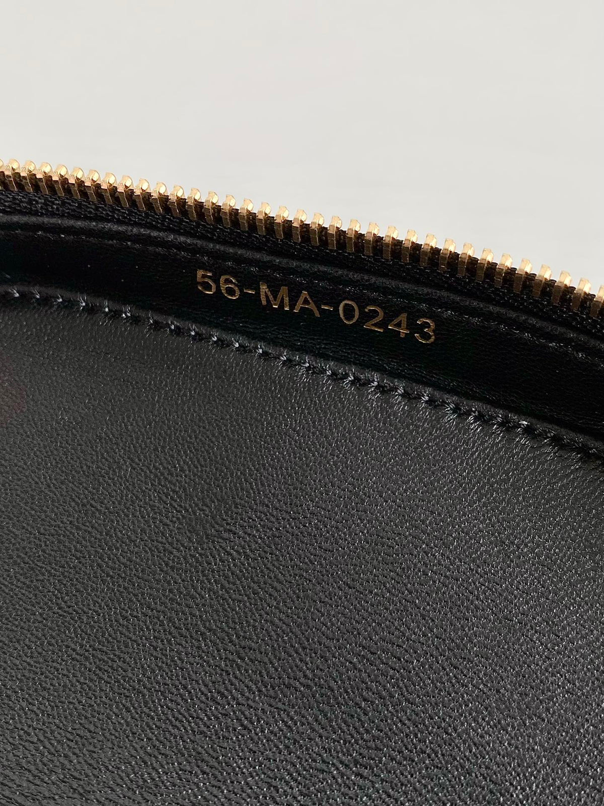 DIOR SIGNATURE VANITY 16 IN BLACK LAMBSKIN