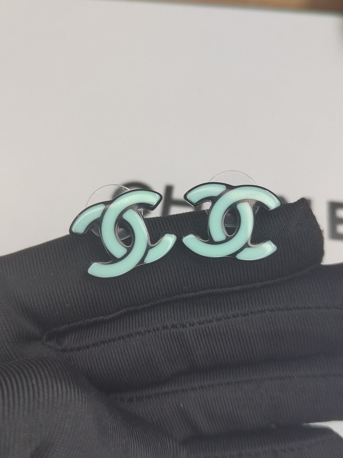 18K Classic Blue  Chanel Earrings