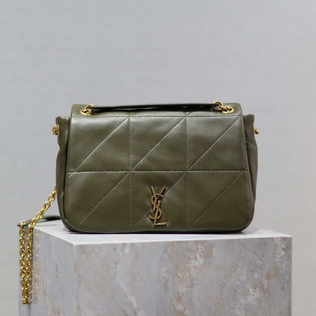 YSL 25S JAMIE 25 IN LIGHT MUSK LAMBSKIN GOLD HARDWARE